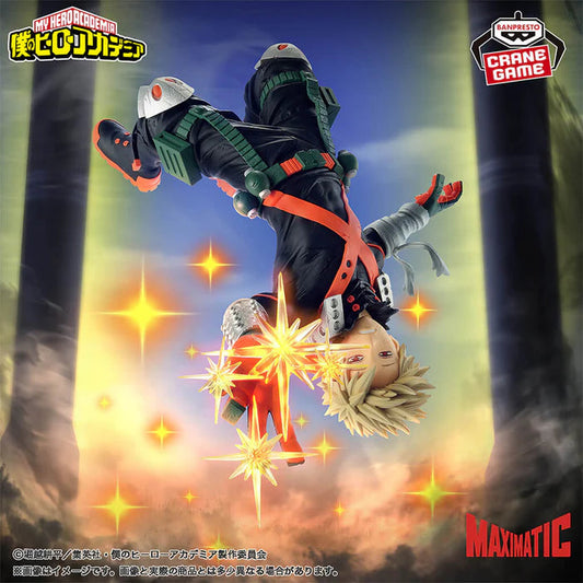 Figurine My Hero Academia - Katsuki Bakugo Maximatic - Banpresto Flo'Kaze