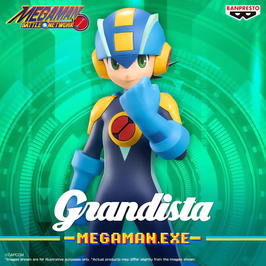 Figurine Mega Man - Mega Man.Exe Grandista - Banpresto Flo'Kaze