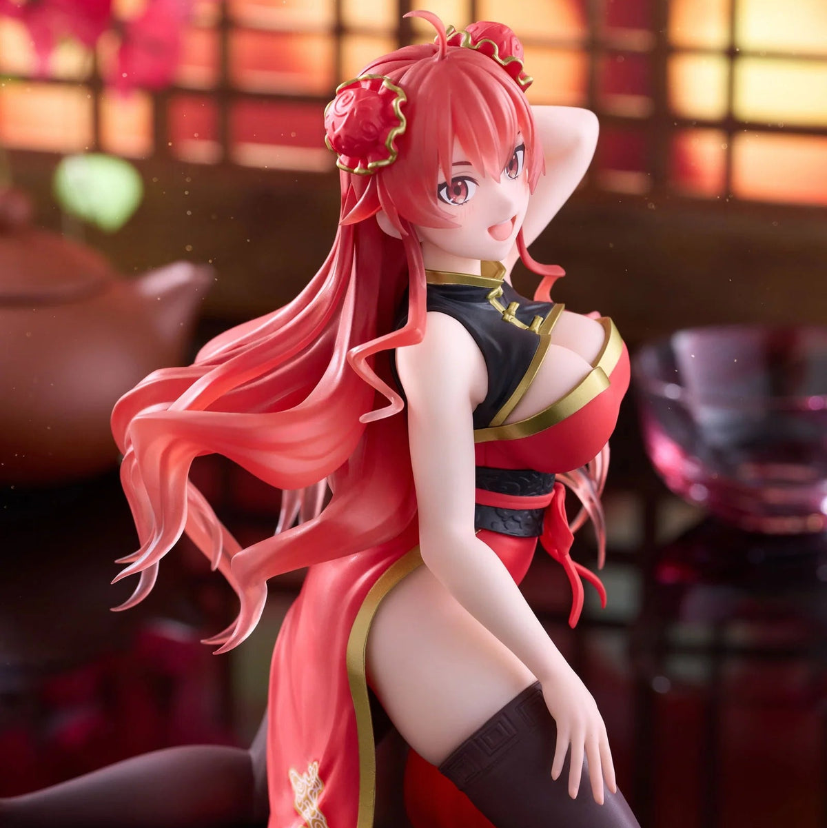 Figurine Mushoku Tensei - Eris Greyrat Desktop Cute China Dress Ver. - Taito Flo'Kaze