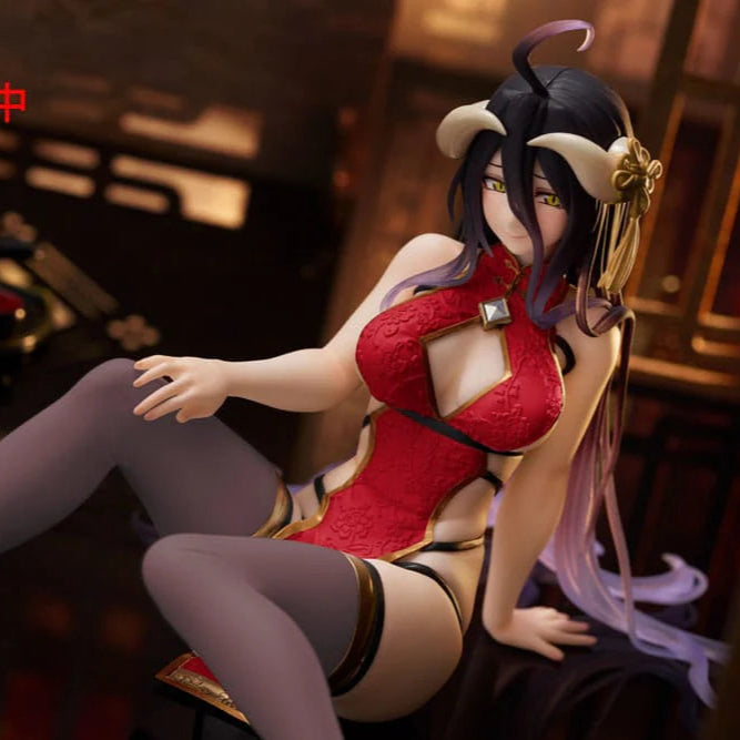 Figurine Overlord - Albedo Desktop Cute Renewal Chinese Dress Ver. - Taito Flo'Kaze