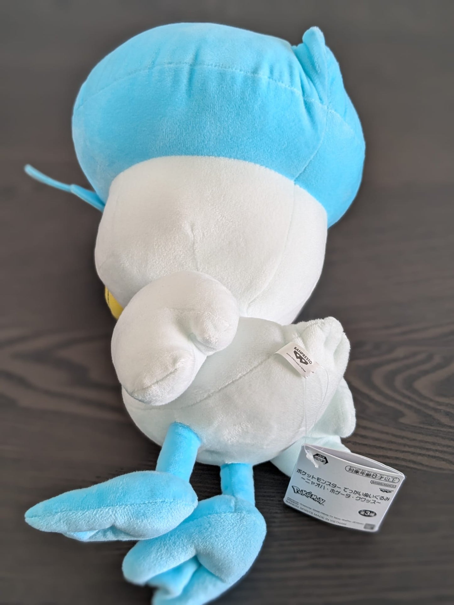 Peluche Pokemon - Coiffeton (Quaxly) - Banpresto Flo'Kaze
