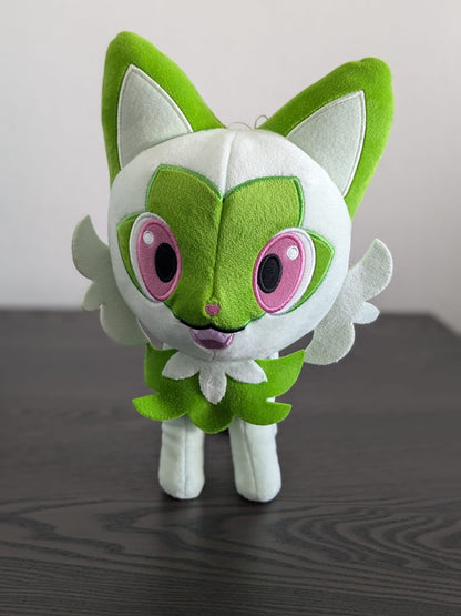 Peluche Pokemon - Poussacha (Sprigatito) - Banpresto Flo'Kaze