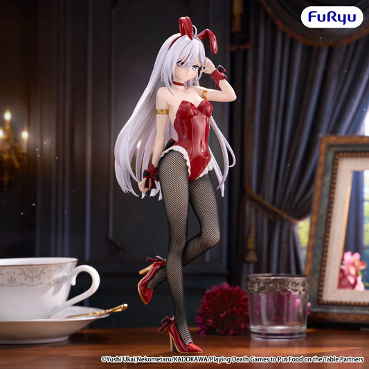 Figurine Playing Death Games To Put Food On The Table - Yuki Bicute Bunnies - FuRyu Flo'Kaze