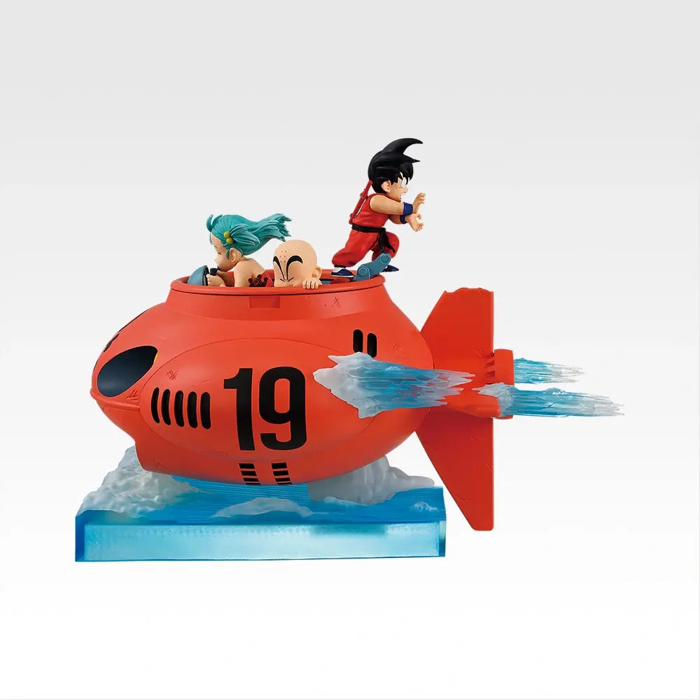 Figurine Dragon Ball - Son Goku & Bulma & Krillin Submarine Figure Ichiban Kuji Dragon Ball EX Shodwn! Red Ribbon Army Lot D - Bandai Flo'Kaze