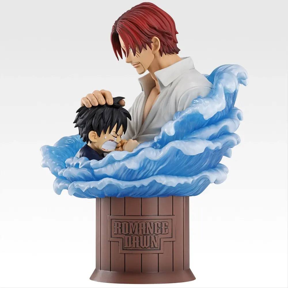 Figurine One Piece - Shanks & Luffy Revible Moment Ichiban Kuji Red-Haired Pirates Last One - Bandai Flo'Kaze