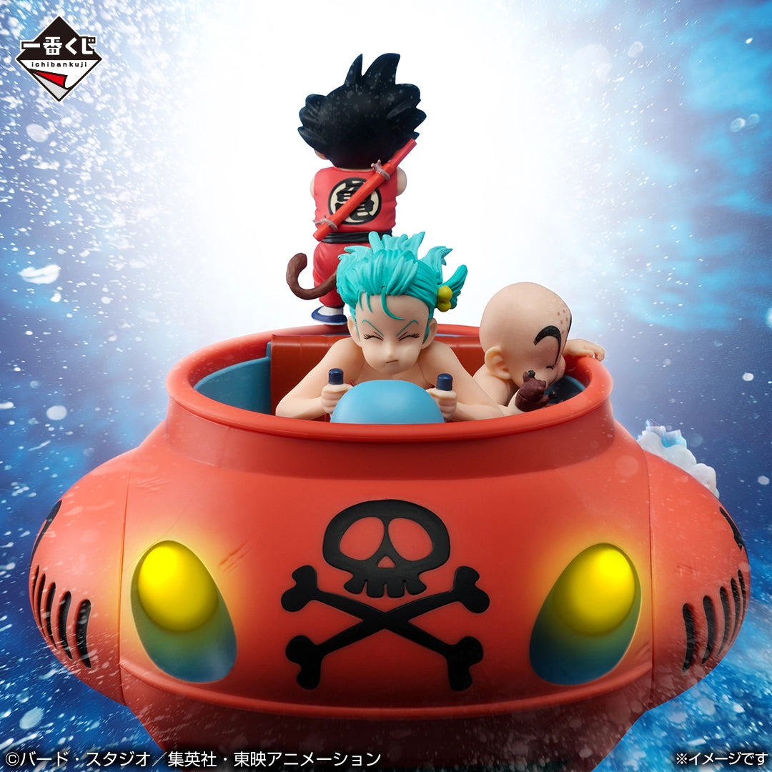 Figurine Dragon Ball - Son Goku & Bulma & Krillin Submarine Figure Ichiban Kuji Dragon Ball EX Shodwn! Red Ribbon Army Lot D - Bandai Flo'Kaze