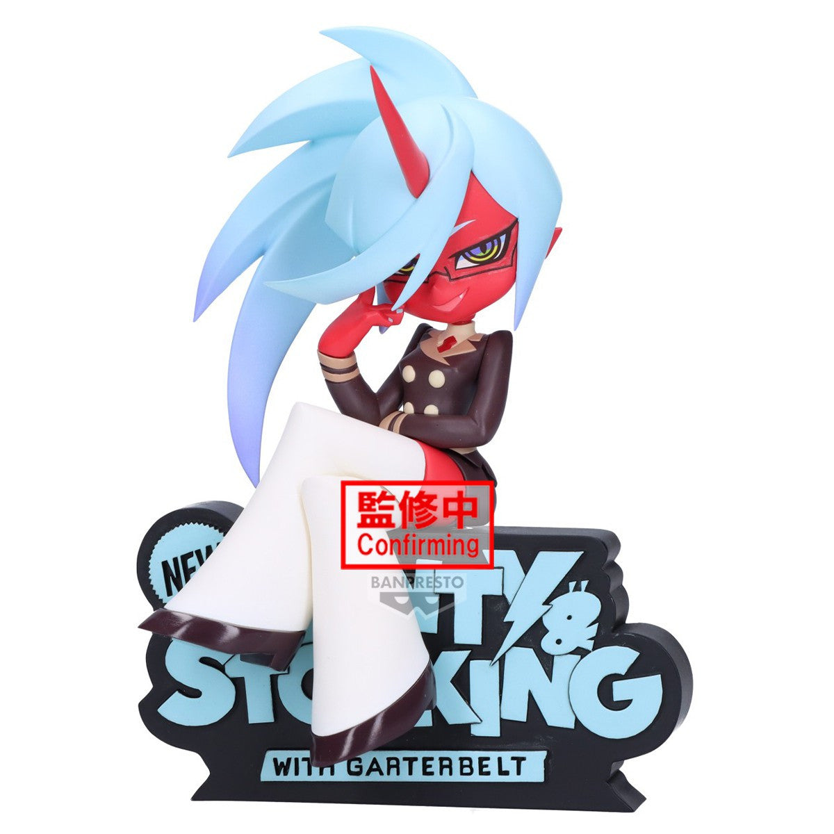 Figurine Panty & Stocking With Garterbelt - Kneesocks Monitor Top Figure - Banpresto Flo'Kaze