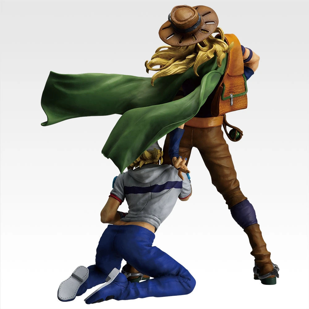 Figurine Jojo's Bizarre Adventure - Johnny Joestar & Gyro Zeppeli Ichiban Kuji The Gathering Of Stars Last One - Bandai Flo'Kaze