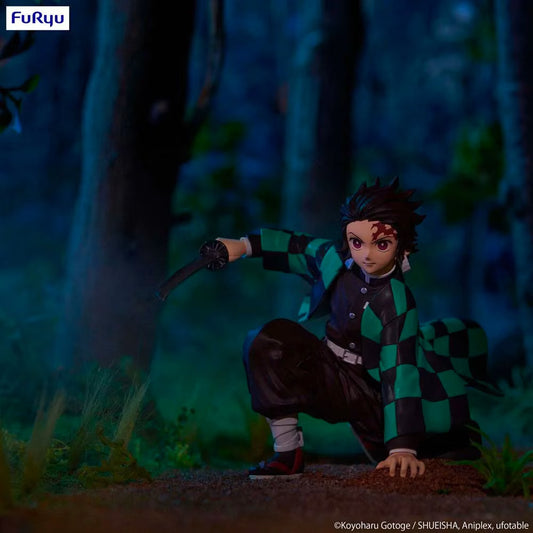 Figurine Demon Slayer - Tanjiro Kamado Noodle Stopper - FuRyu Flo'Kaze