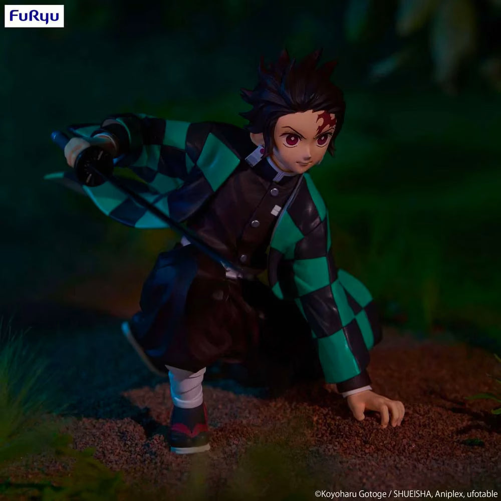 Figurine Demon Slayer - Tanjiro Kamado Noodle Stopper - FuRyu Flo'Kaze