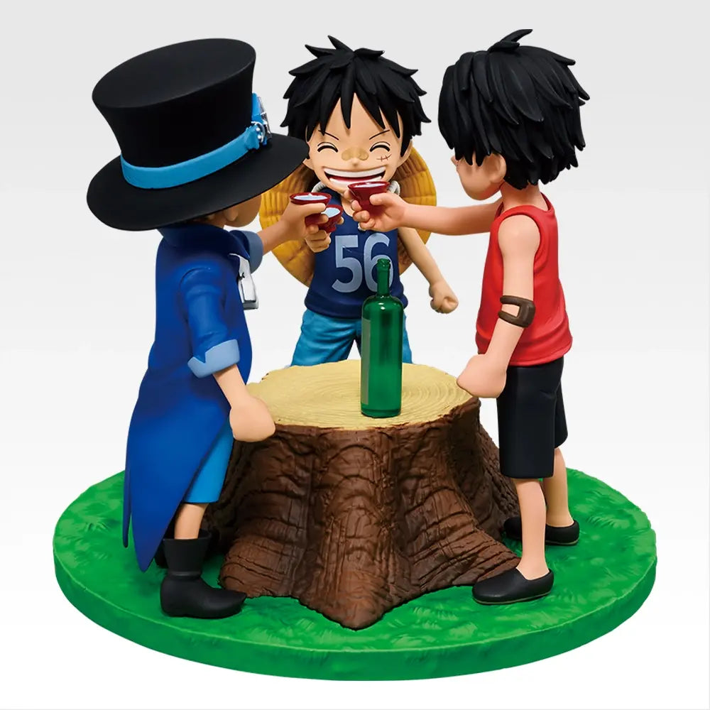 Figurine One Piece - Ace & Sabo & Luffy Revible Moment Ichiban Kuji Dramatic Memories Lot A - Bandai