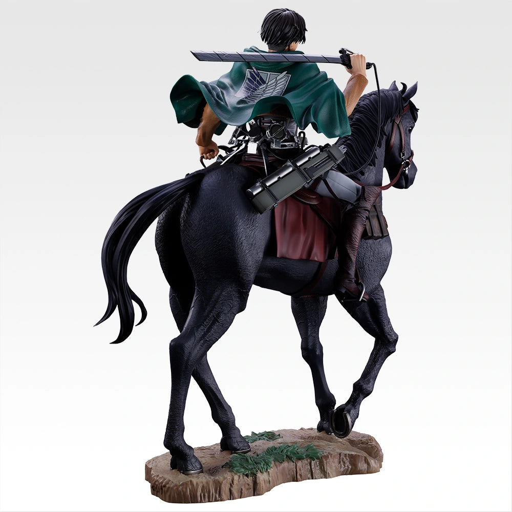 Figurine L'Attaque Des Titans - Levi Ackerman Humanity's Strongest Soldier Masterlise Ichiban Kuji Dedicate Your Heart Last One - Bandai Flo'Kaze