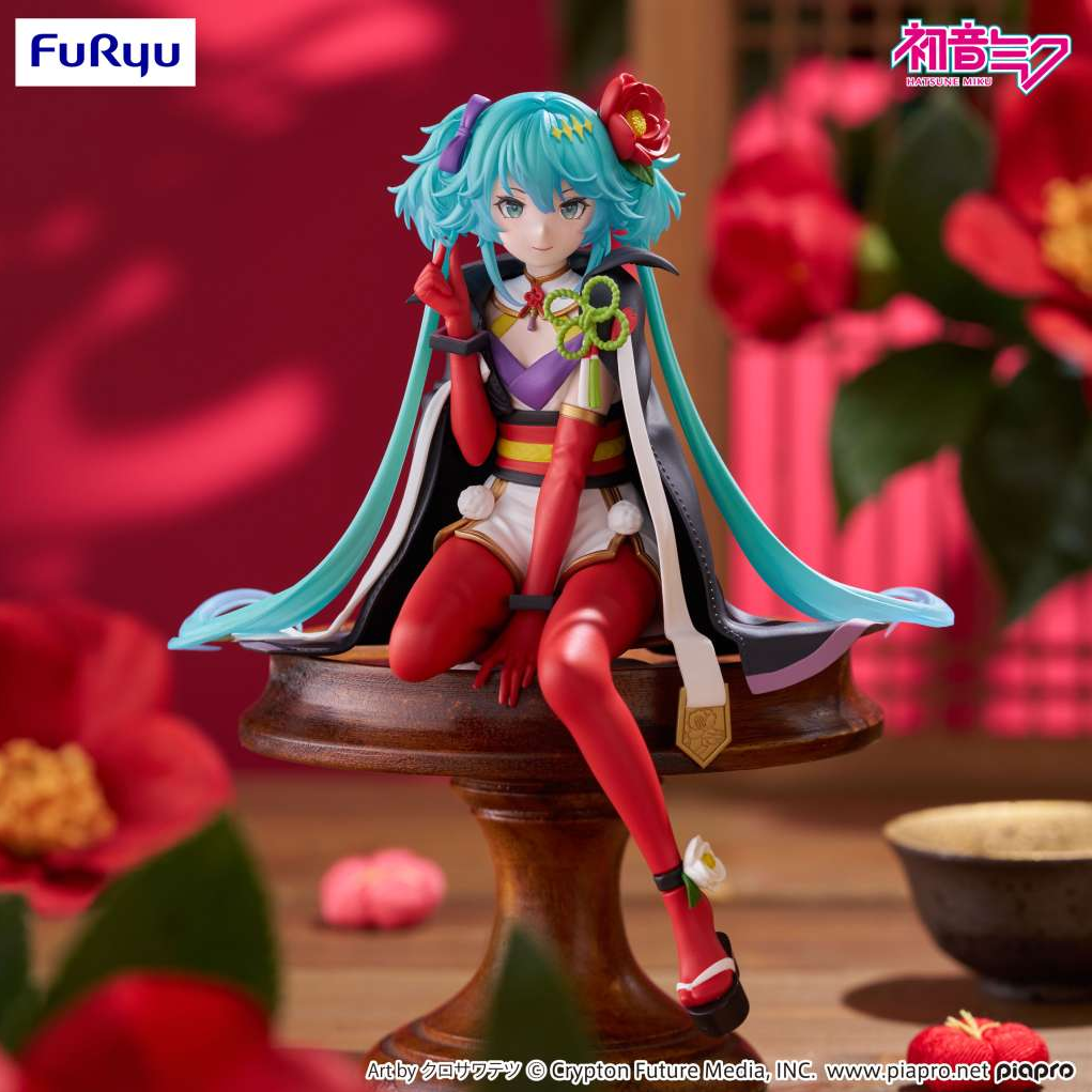 Figurine Vocaloid - Hatsune Miku Noodle Stopper Flower Fairy Camelia - FuRyu Flo'Kaze