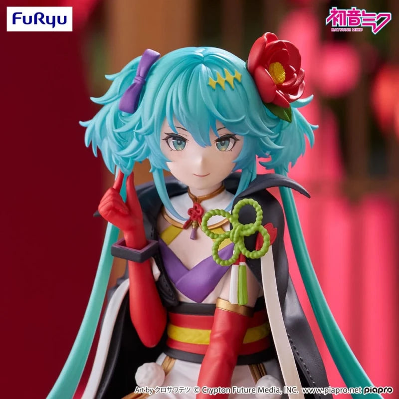 Figurine Vocaloid - Hatsune Miku Noodle Stopper Flower Fairy Camelia - FuRyu Flo'Kaze