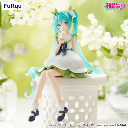 Figurine Vocaloid - Hatsune Miku Noodle Stopper Flower Fairy Lily Of The Valley - FuRyu Flo'Kaze