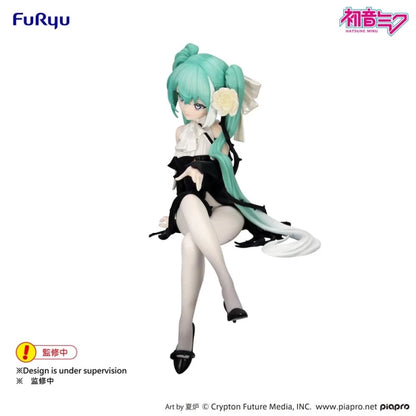 Figurine Vocaloid - Hatsune Miku Noodle Stopper Flower Fairy White Rose - FuRyu Flo'Kaze