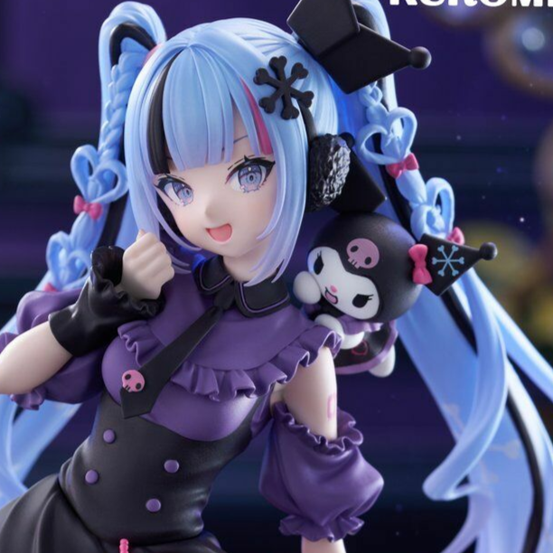 Figurine Vocaloid - Snow Miku x Kuromi Trio-Try-It - FuRyu Flo'Kaze