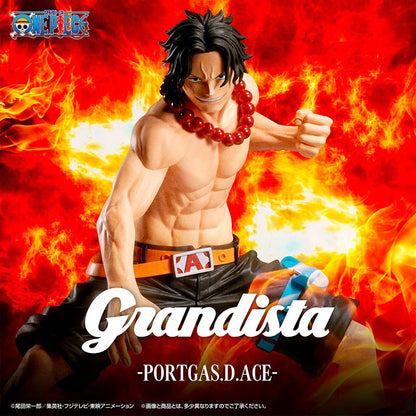 Figurine One Piece - Portgas D. Ace Grandista - Banpresto Flo'Kaze