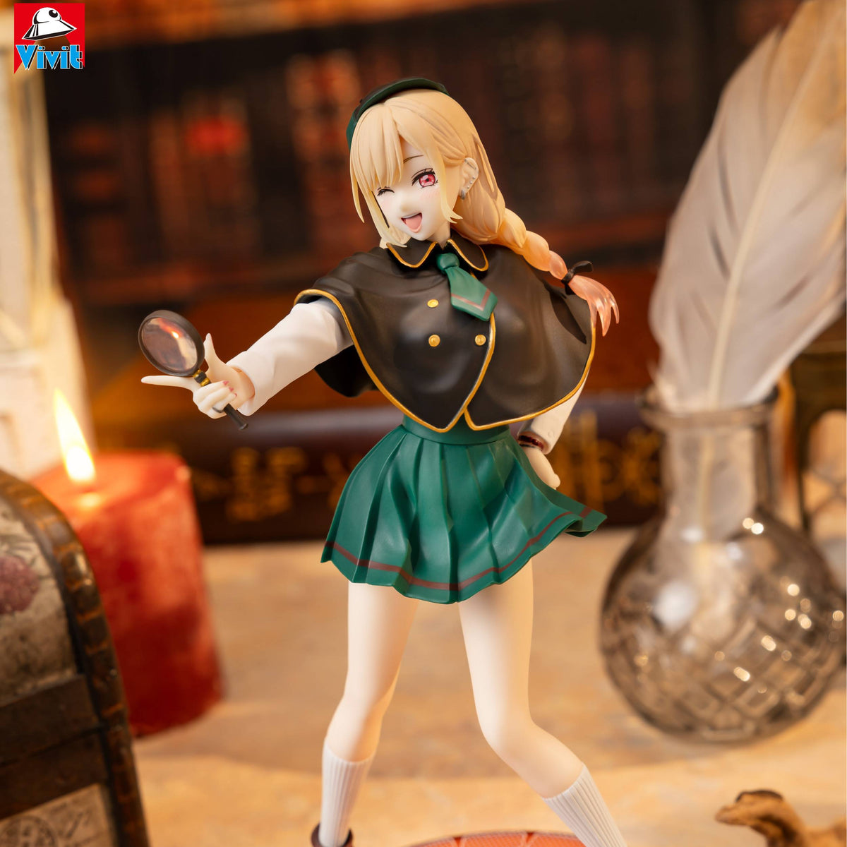 Figurine My Dress-Up Darling - Marin Kitagawa Vivit Shrine Detective Green Ver. - System Service Flo'Kaze