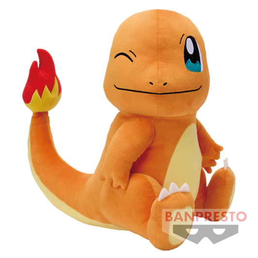 Peluche Pokemon - Salamèche (Charmander) Shippo Mitemite - Banpresto Flo'Kaze
