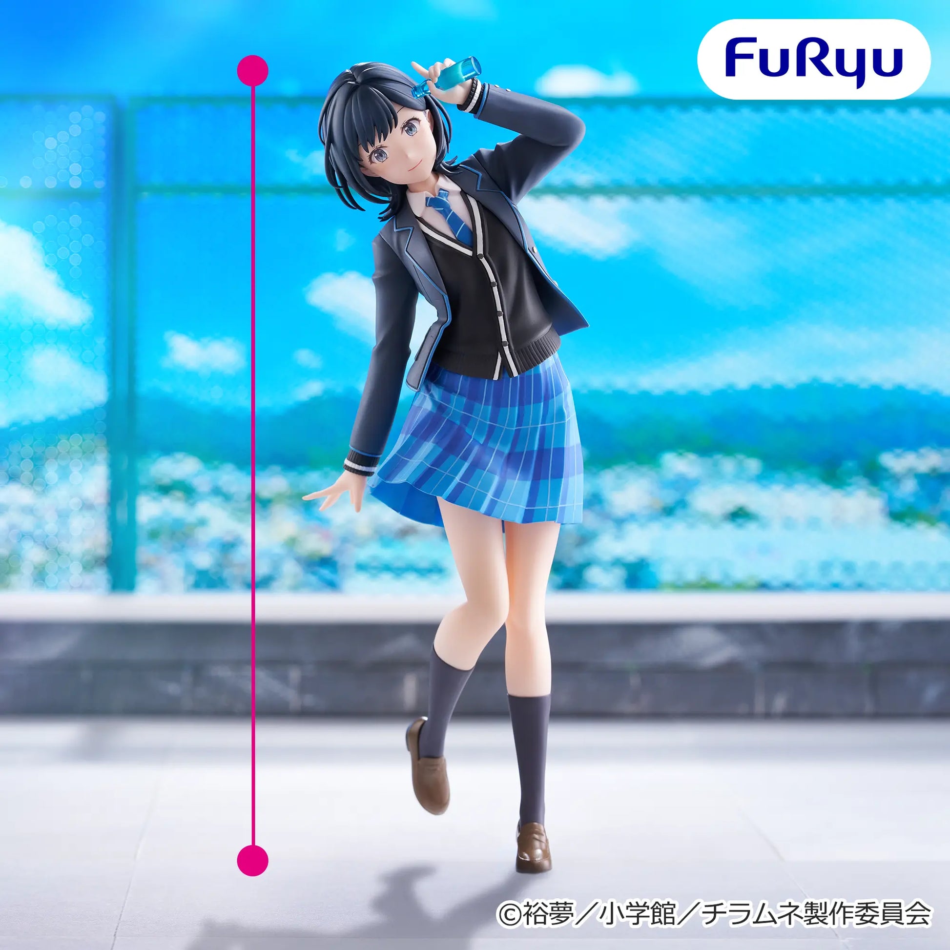 Figurine Chitose-Kun Is In A Ramune Bottle - Nanase Yuzuki Trio-Try-It - FuRyu Flo'Kaze