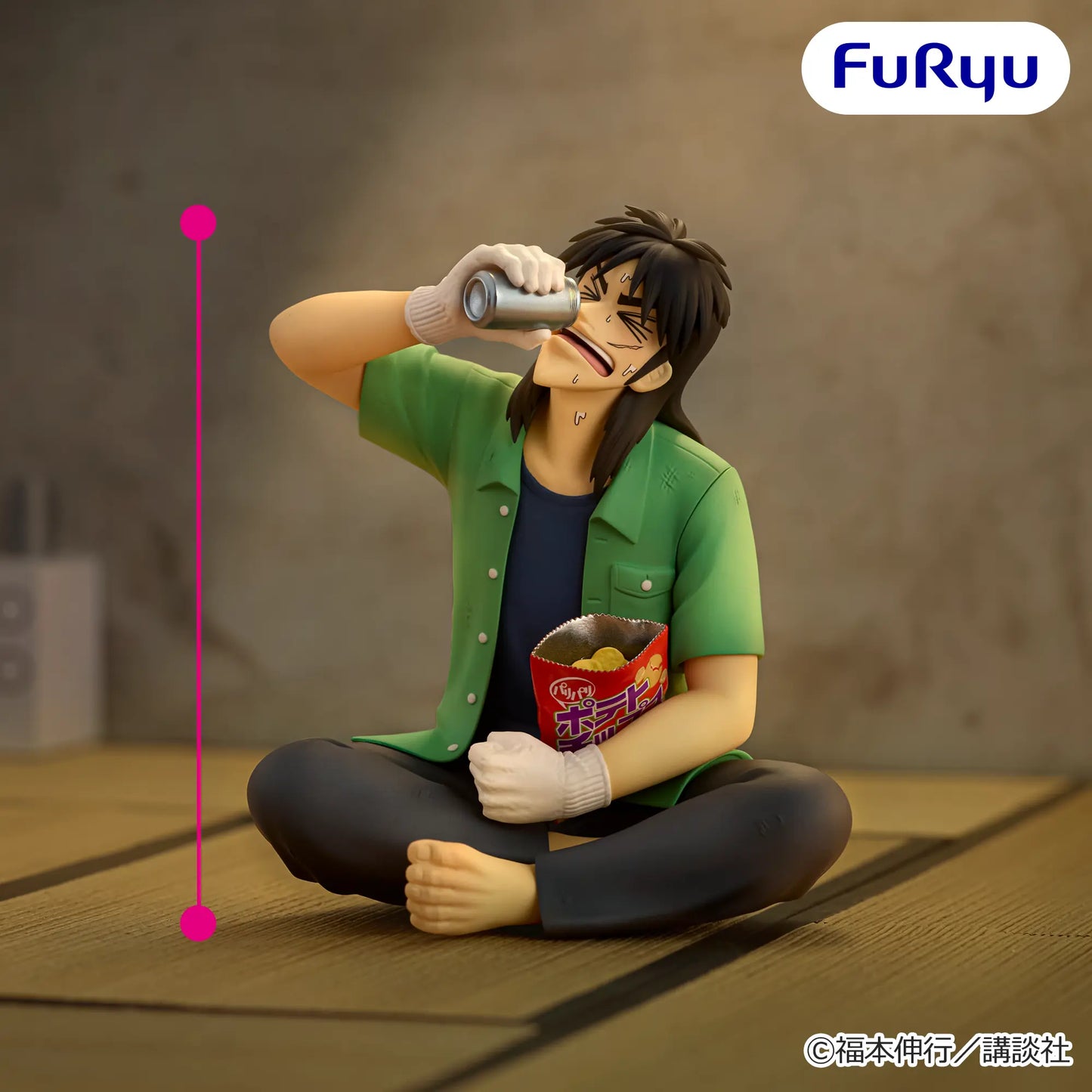 Figurine Kaiji - Kaiji Noodle Stopper - FuRyu Flo'Kaze