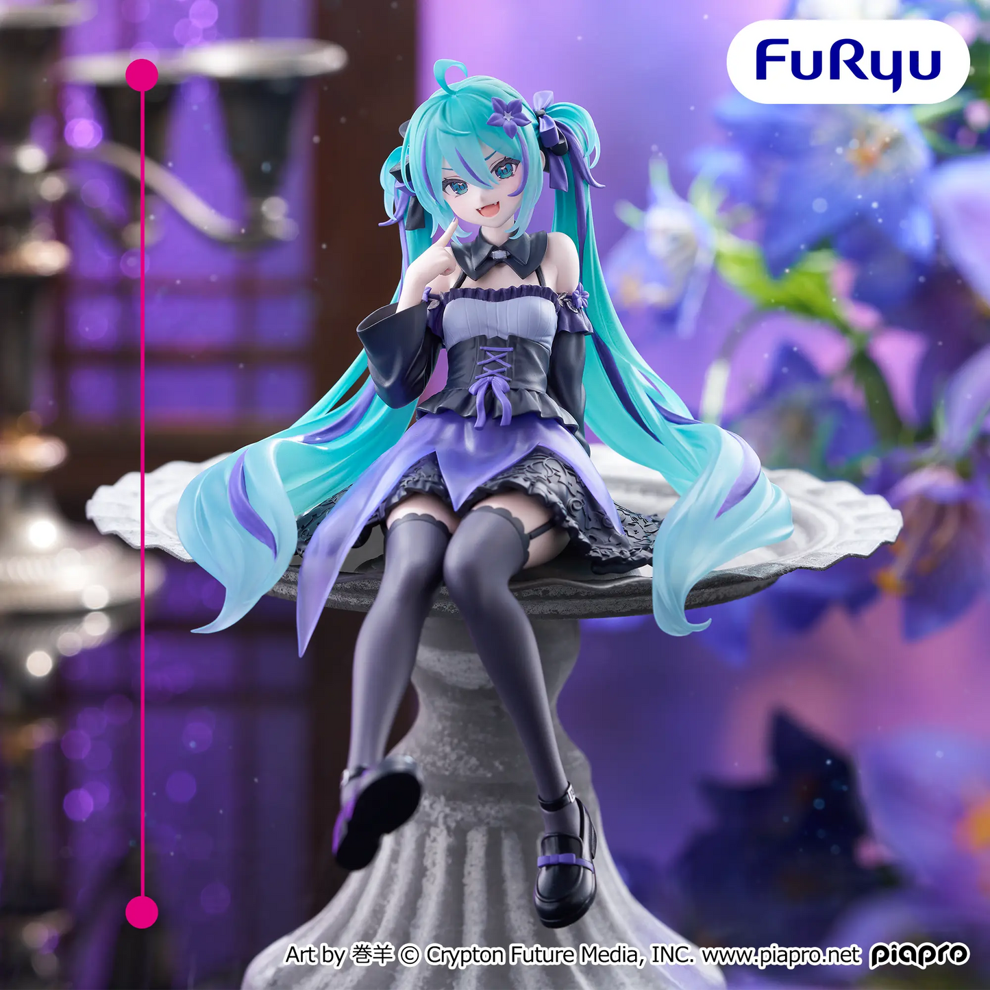 Figurine Vocaloid - Hatsune Miku Noodle Stopper Flower Fairy Bellflower - FuRyu Flo'Kaze