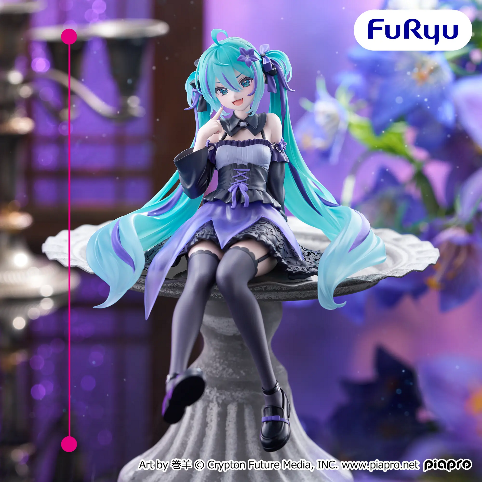 Figurine Vocaloid - Hatsune Miku Noodle Stopper Flower Fairy Bellflower - FuRyu Flo'Kaze