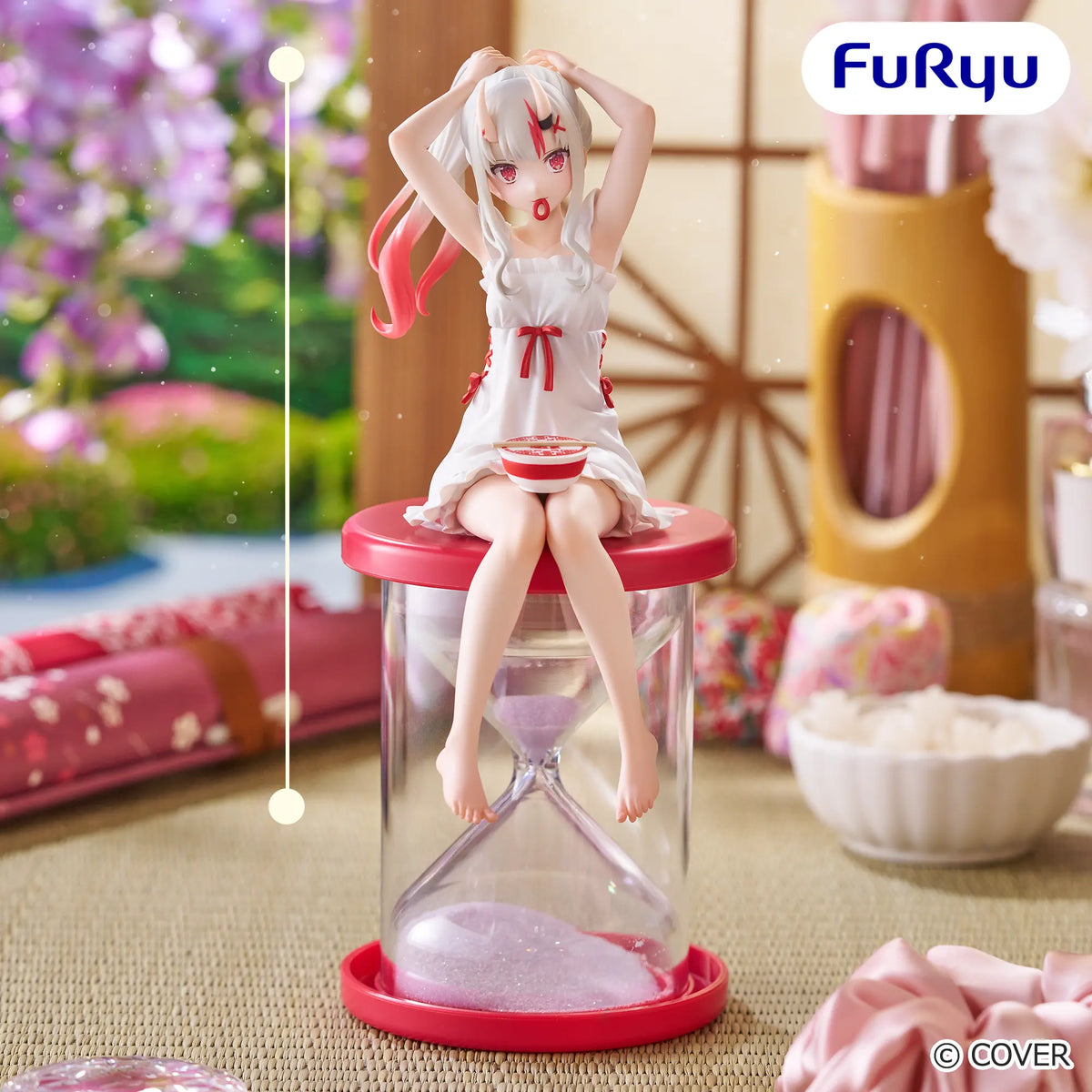 Figurine Hololive - Hyakki Ayame Noodle Stopper Figure Plus - FuRyu Flo'Kaze