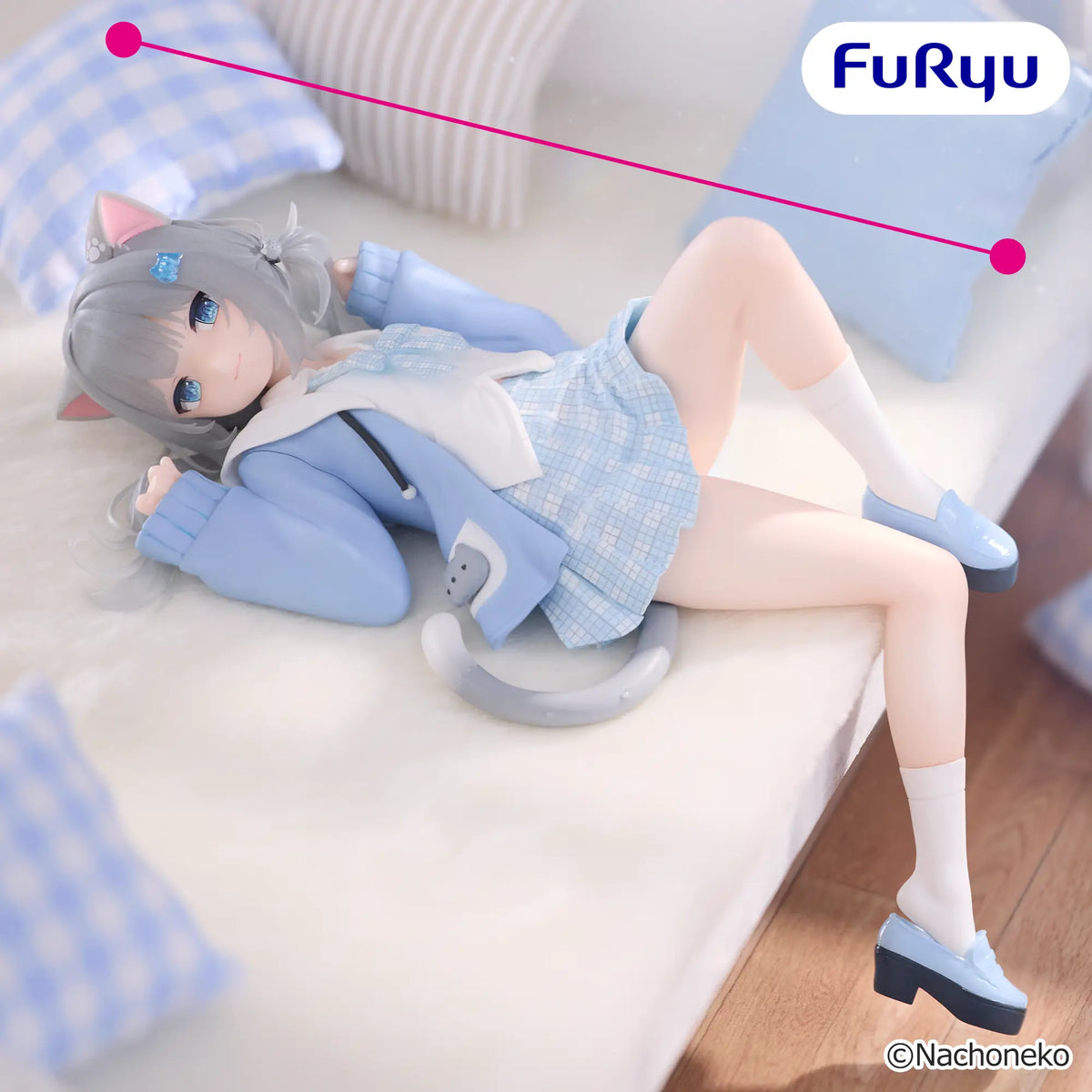 Figurine Nachoneko - Nachoneko Noodle Stopper - FuRyu Flo'Kaze