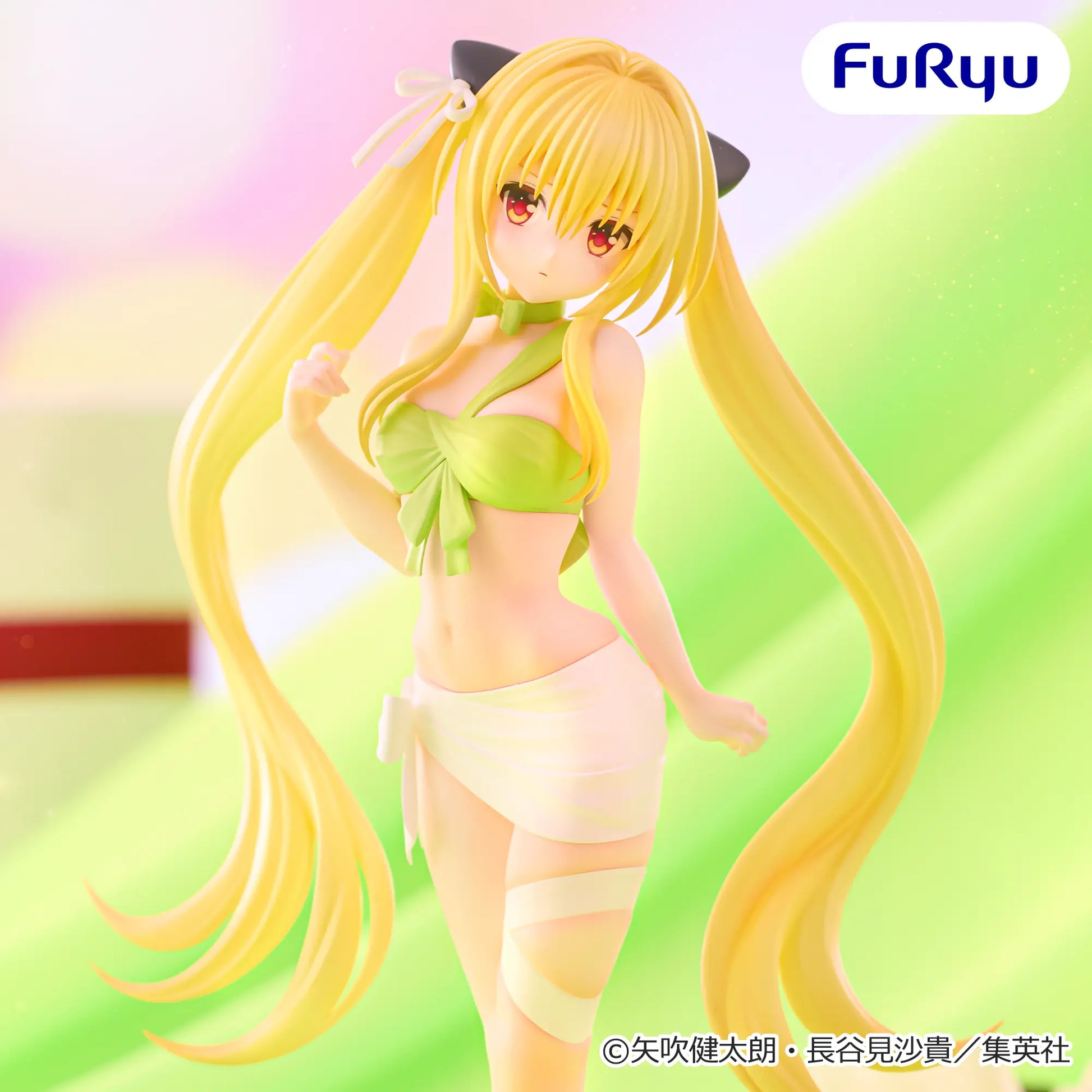 Figurine To Love-Ru Darkness - Golden Darkness Bicute Ribbons - FuRyu Flo'Kaze