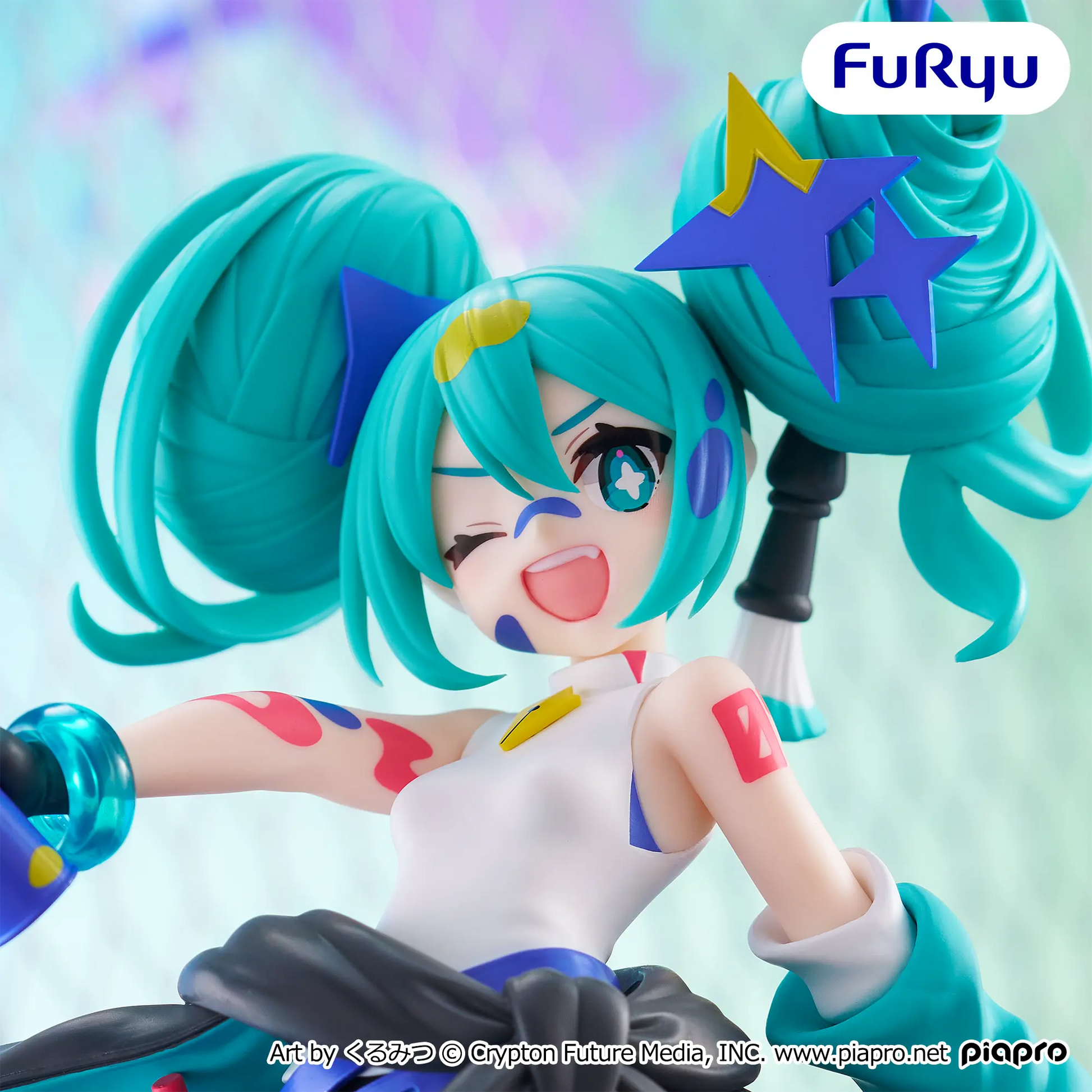 Figurine Vocaloid - Hatsune Miku Paint Girl Another Color Ver. - FuRyu Flo'Kaze