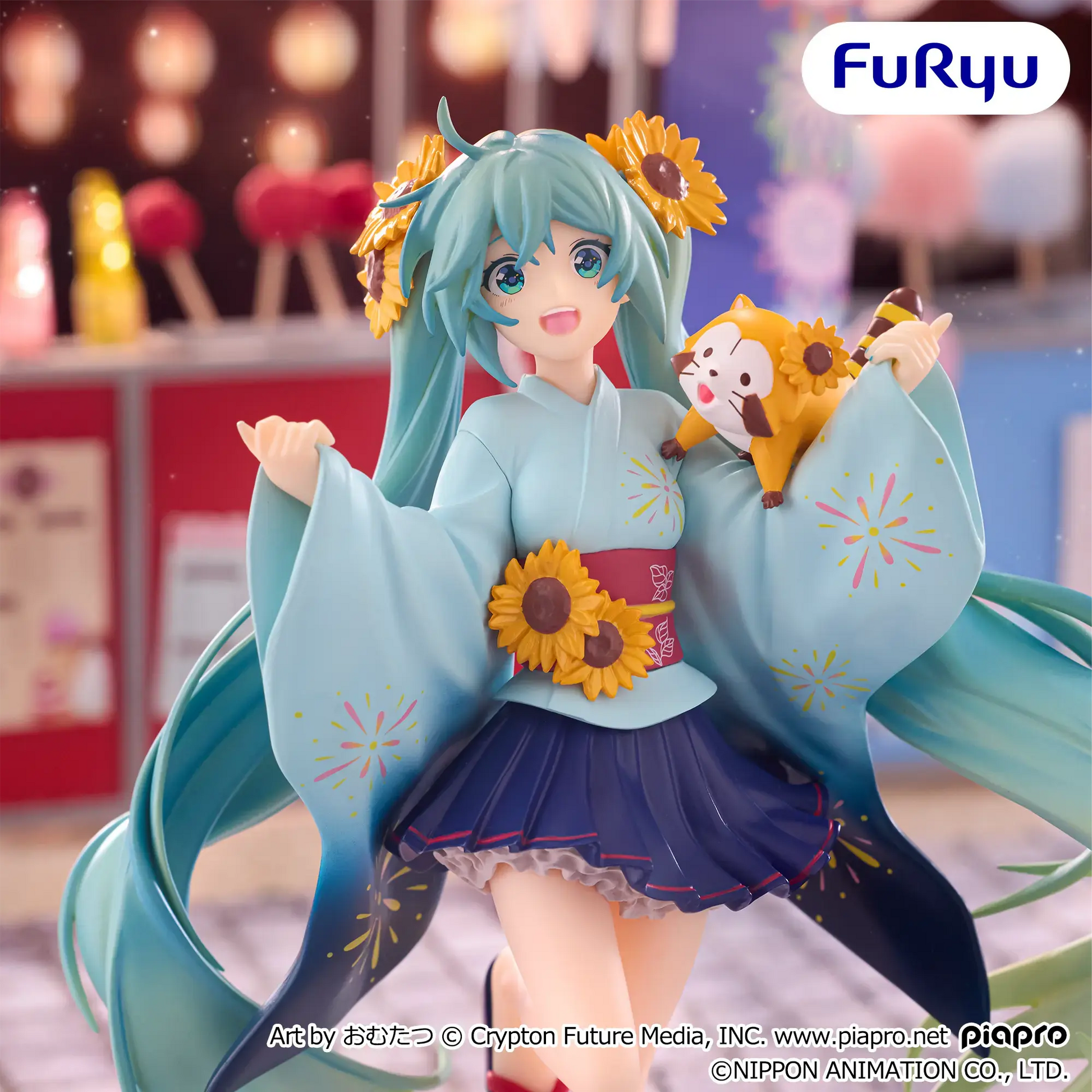 Figurine Vocaloid - Hatsune Miku X Rascal Summer Festival - FuRyu Flo'Kaze