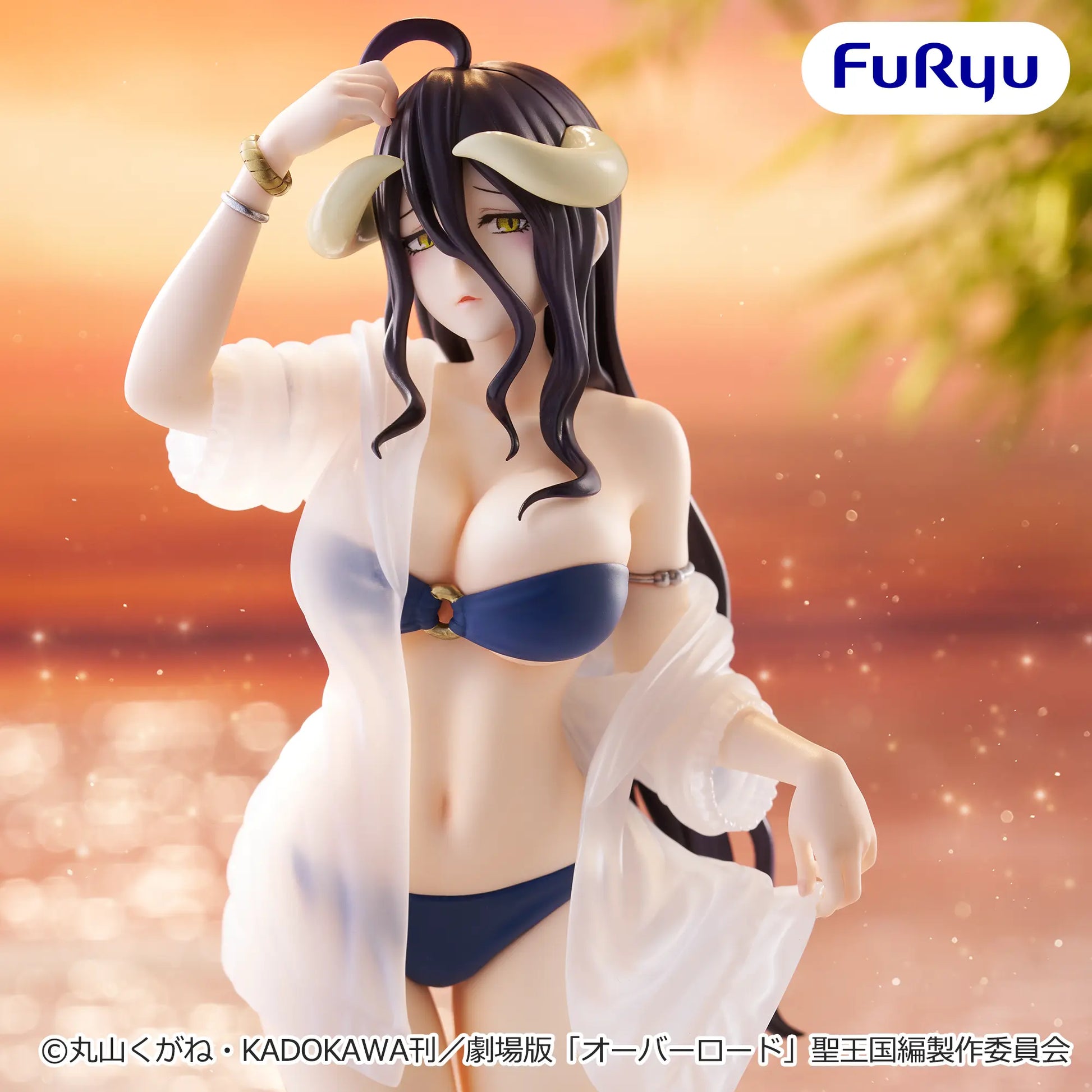 Figurine Overlord - Albedo Muchute Aqua Ver. - FuRyu Flo'Kaze