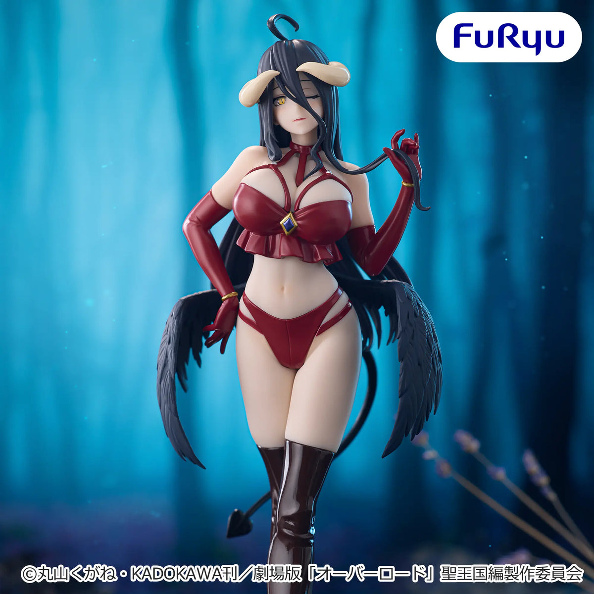 Figurine Overlord - Albedo Bicute Dark Red Ver. - FuRyu Flo'Kaze