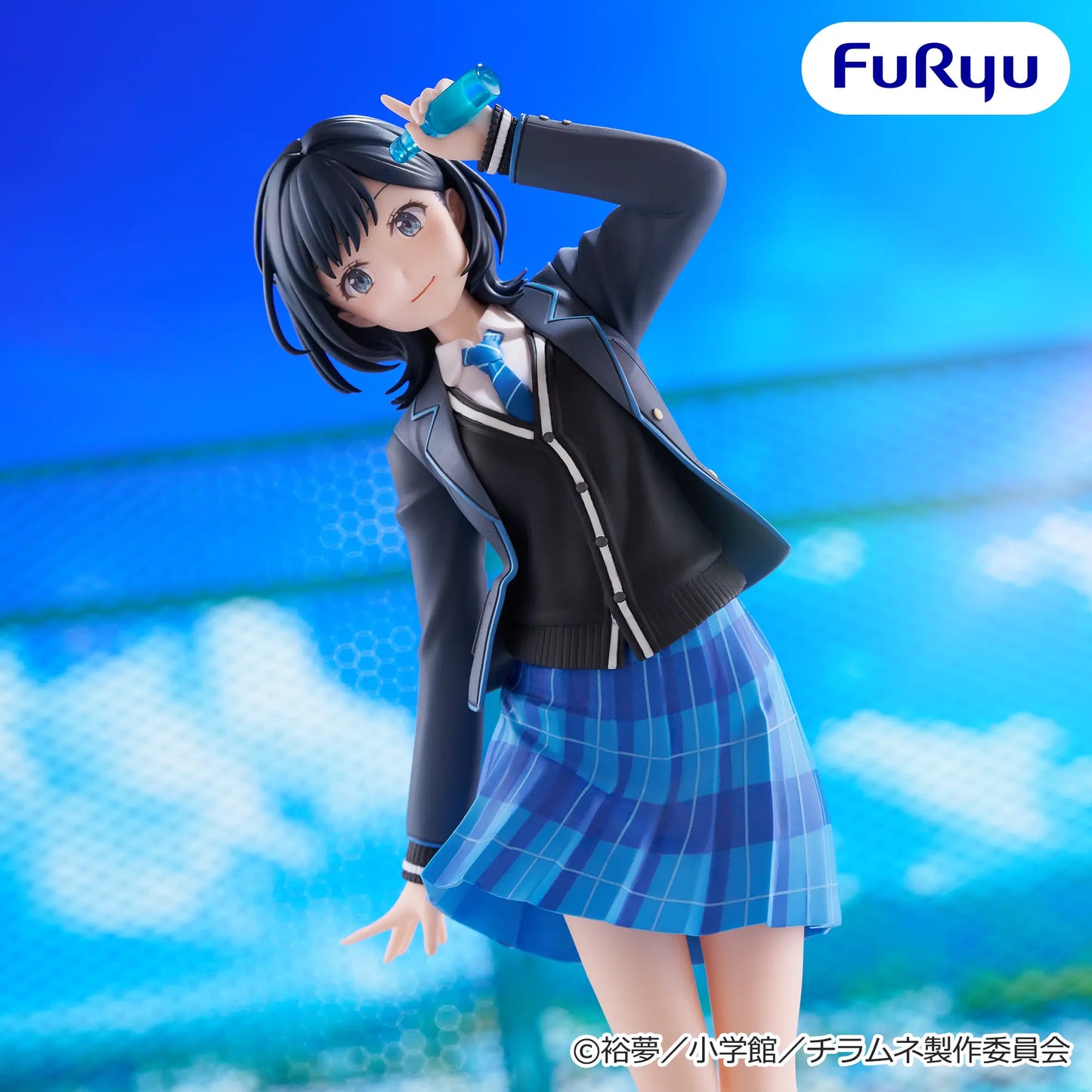 Figurine Chitose-Kun Is In A Ramune Bottle - Nanase Yuzuki Trio-Try-It - FuRyu Flo'Kaze