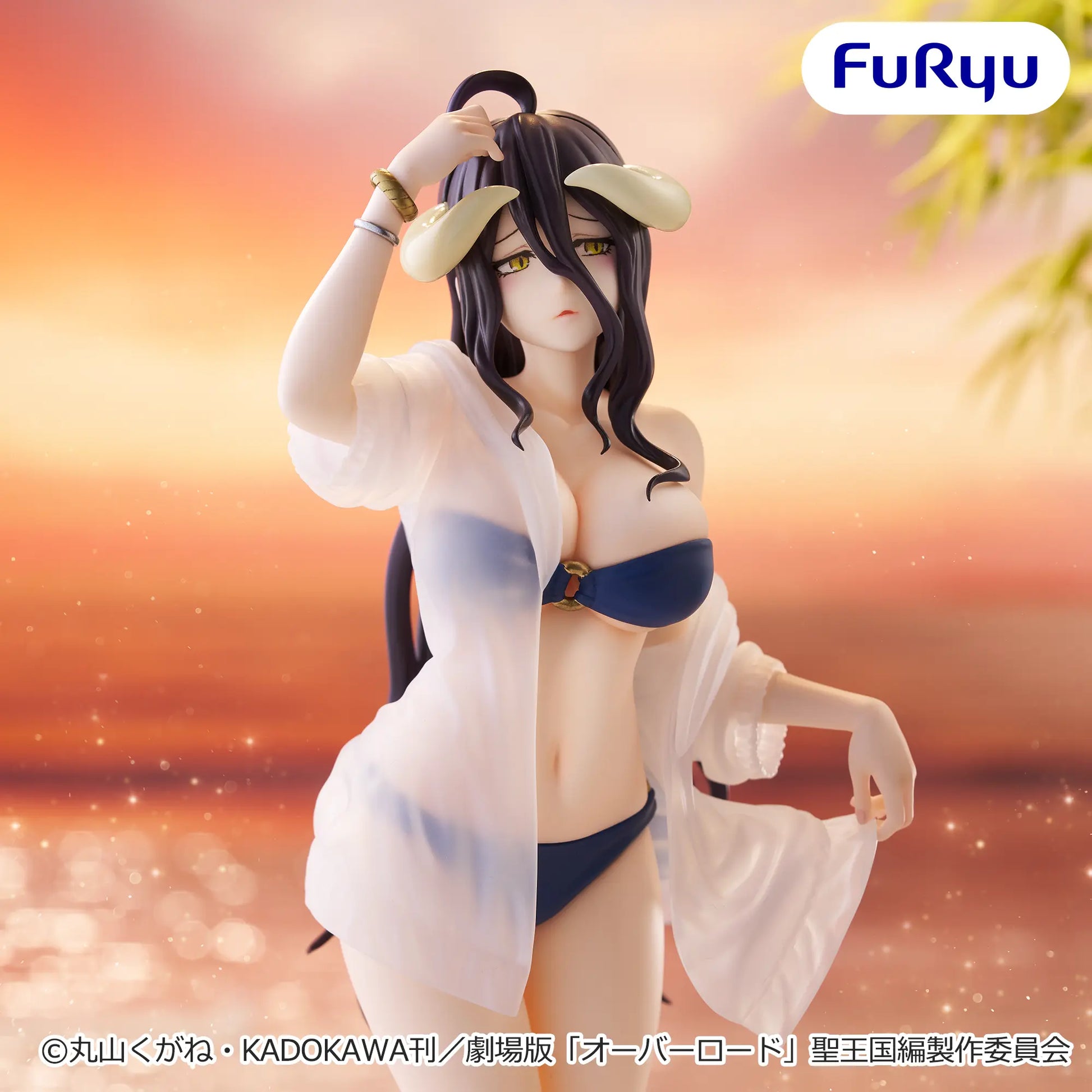 Figurine Overlord - Albedo Muchute Aqua Ver. - FuRyu Flo'Kaze