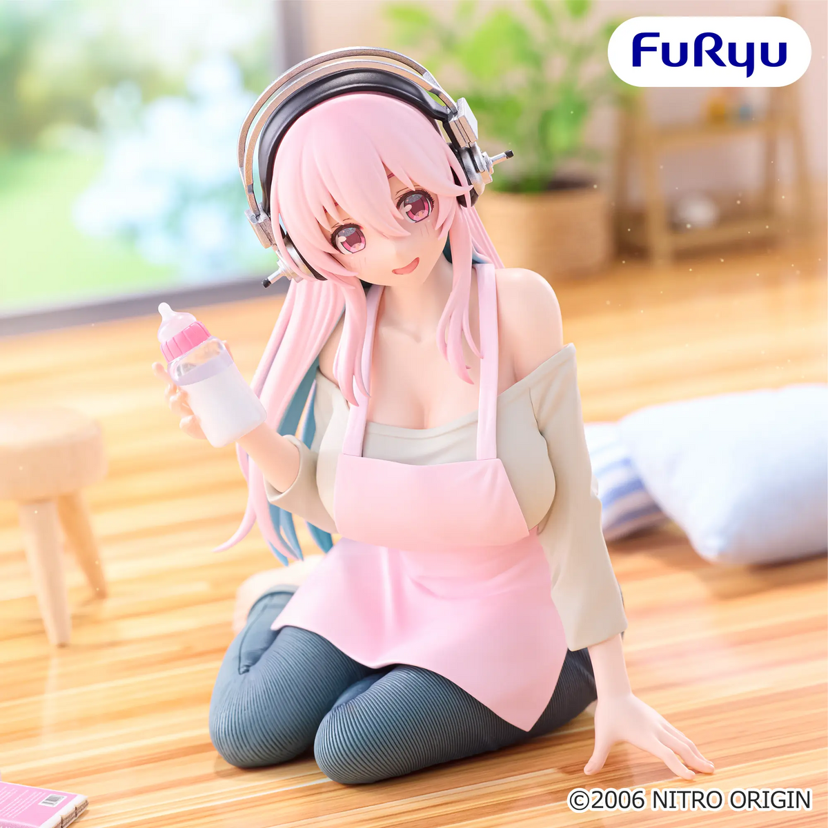 Figurine Super Sonico - Sonico Noodle Stopper Motherly Comfort - FuRyu Flo'Kaze