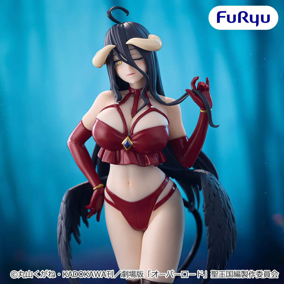 Figurine Overlord - Albedo Bicute Dark Red Ver. - FuRyu Flo'Kaze
