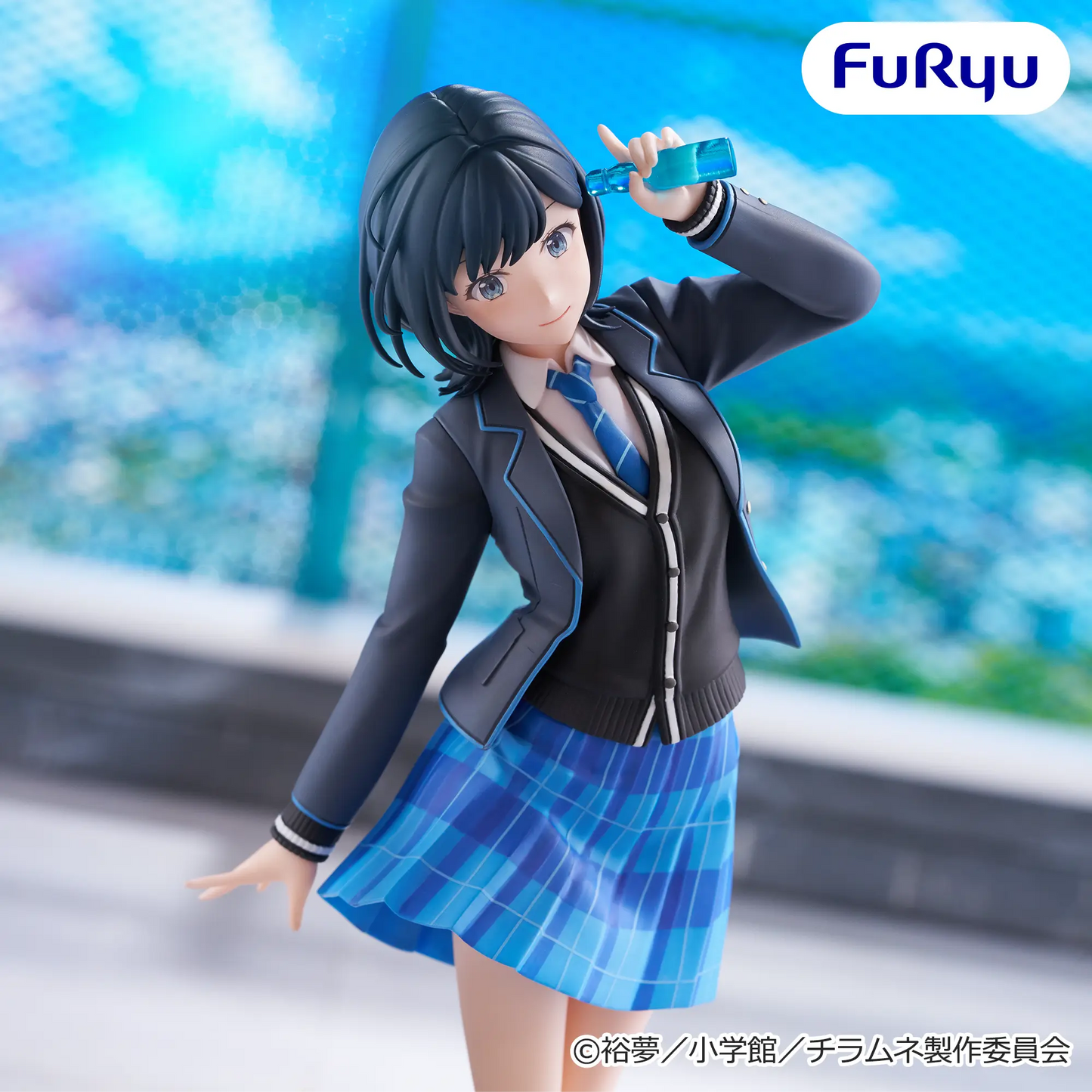 Figurine Chitose-Kun Is In A Ramune Bottle - Nanase Yuzuki Trio-Try-It - FuRyu Flo'Kaze