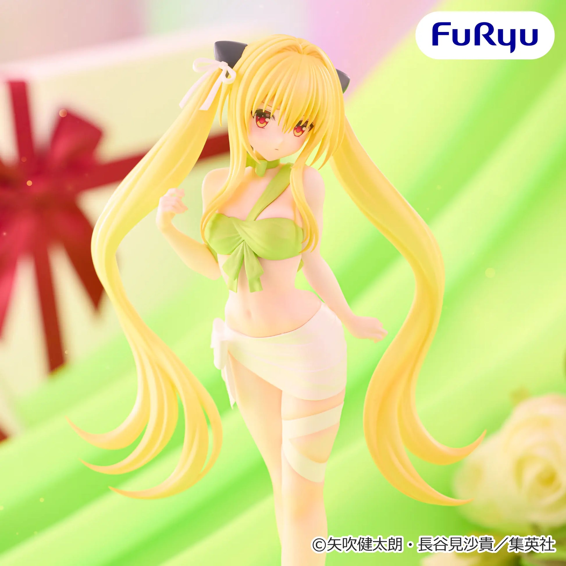 Figurine To Love-Ru Darkness - Golden Darkness Bicute Ribbons - FuRyu Flo'Kaze