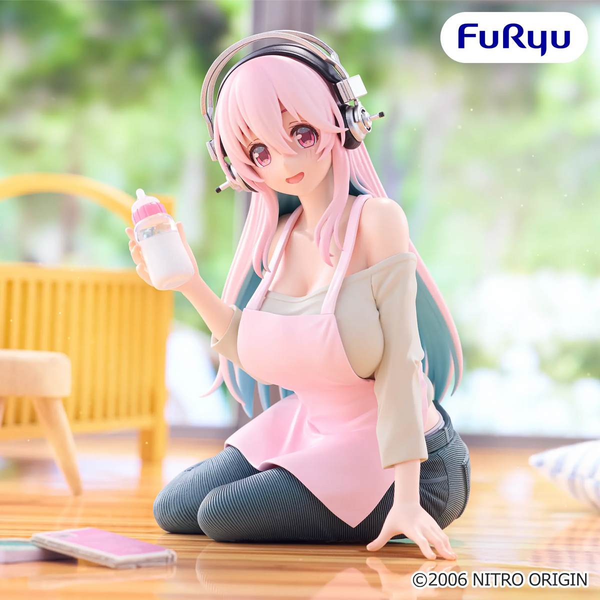 Figurine Super Sonico - Sonico Noodle Stopper Motherly Comfort - FuRyu Flo'Kaze