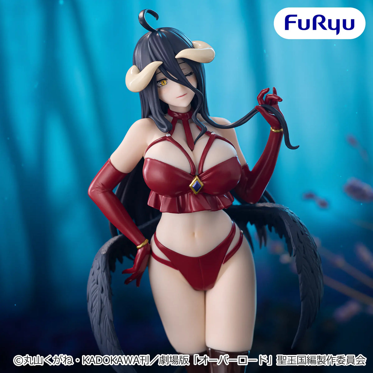 Figurine Overlord - Albedo Bicute Dark Red Ver. - FuRyu Flo'Kaze