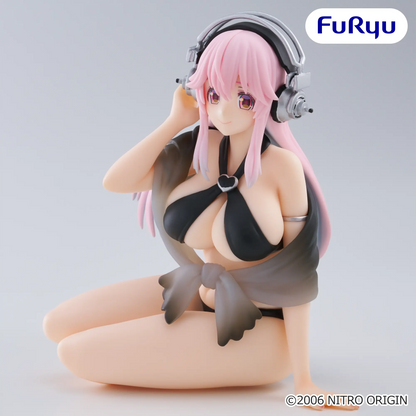 Figurine Super Sonico - Sonico Noodle Stopper Black Bikini Ver. - FuRyu Flo'Kaze