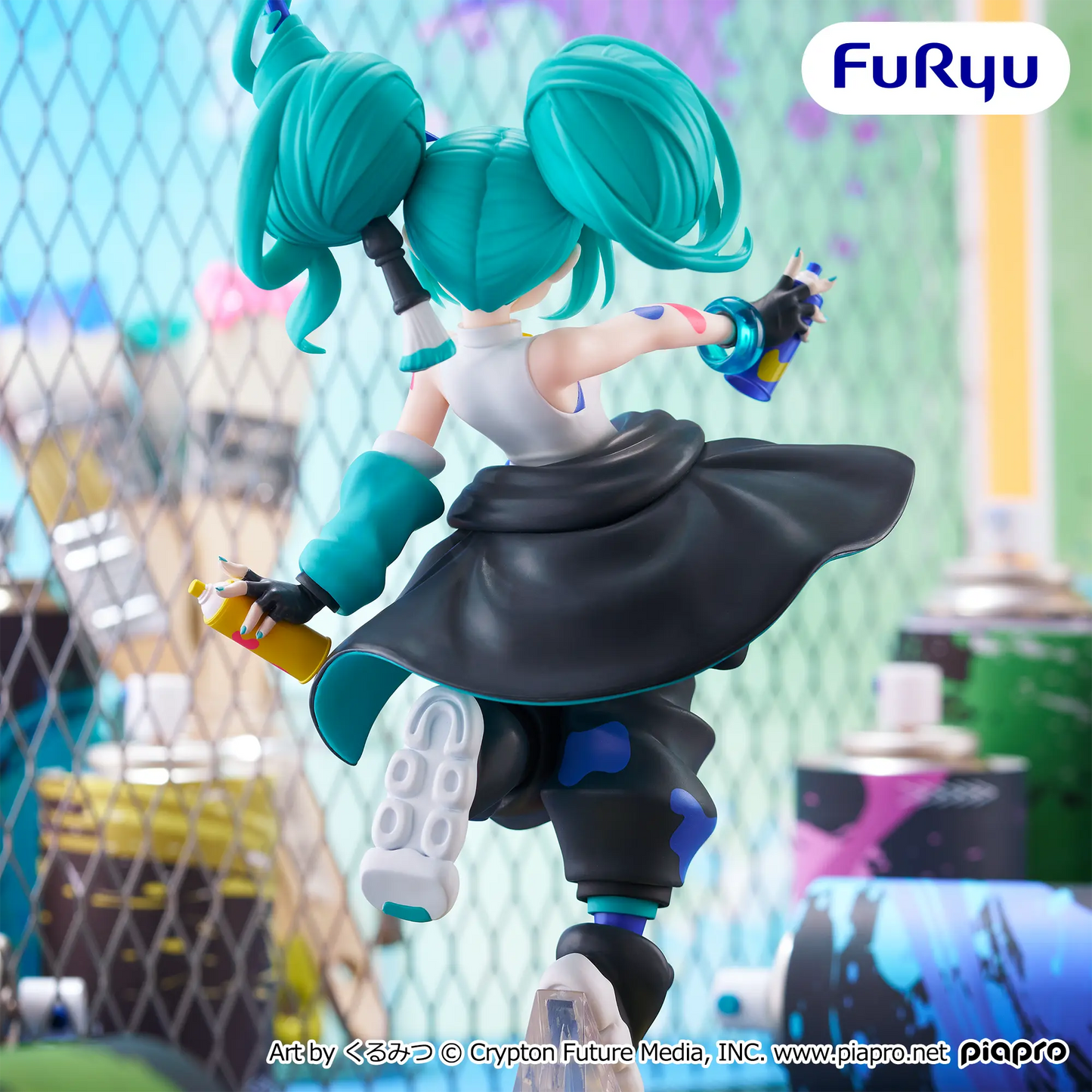 Figurine Vocaloid - Hatsune Miku Paint Girl Another Color Ver. - FuRyu Flo'Kaze
