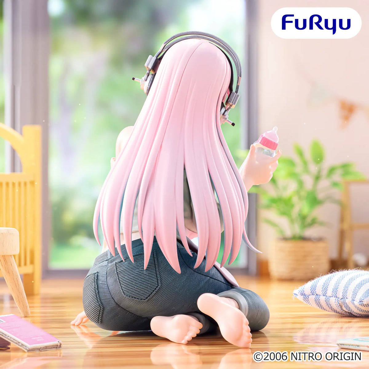 Figurine Super Sonico - Sonico Noodle Stopper Motherly Comfort - FuRyu Flo'Kaze