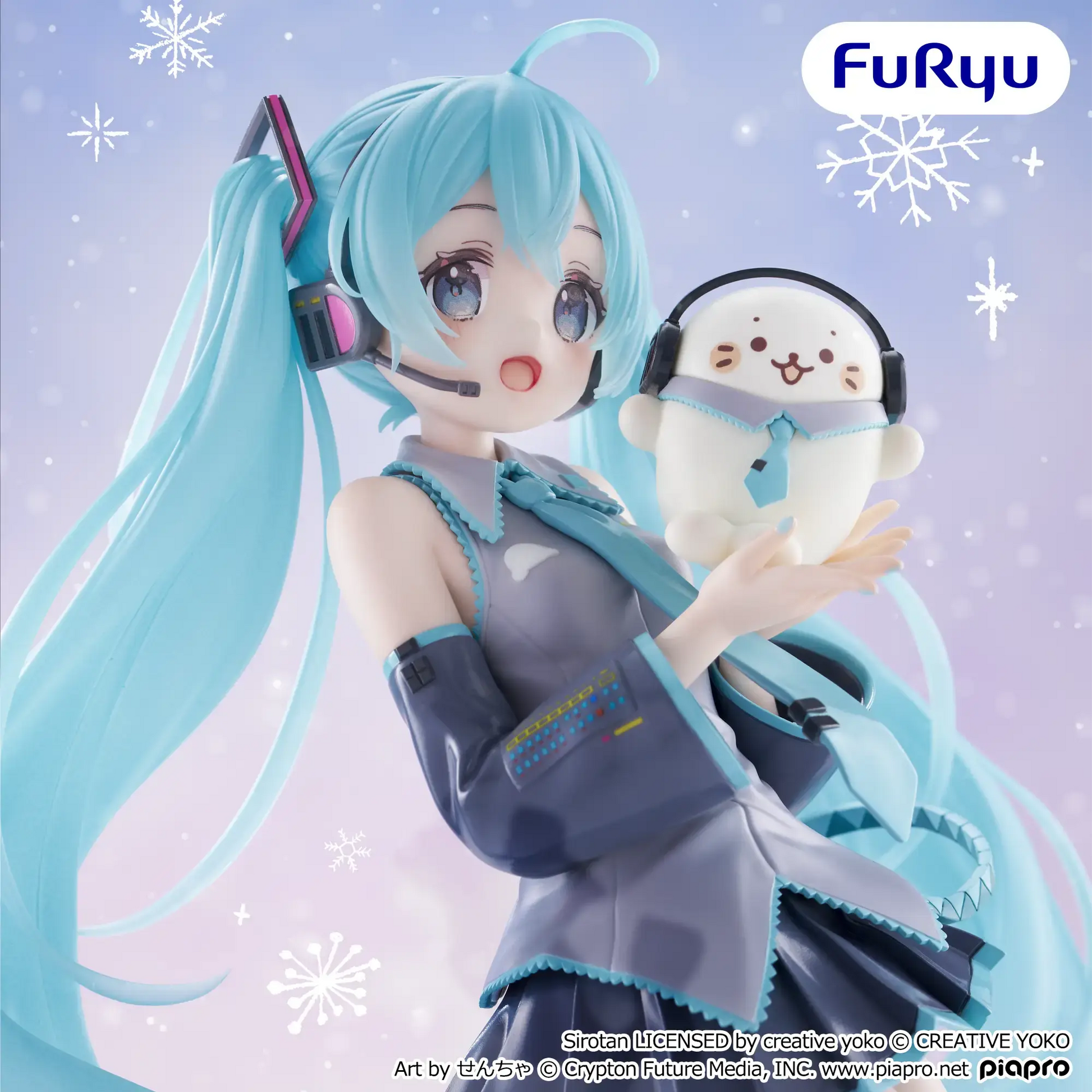 Figurine Vocaloid - Hatsune Miku x Shirotan Exceed Creative - FuRyu Flo'Kaze
