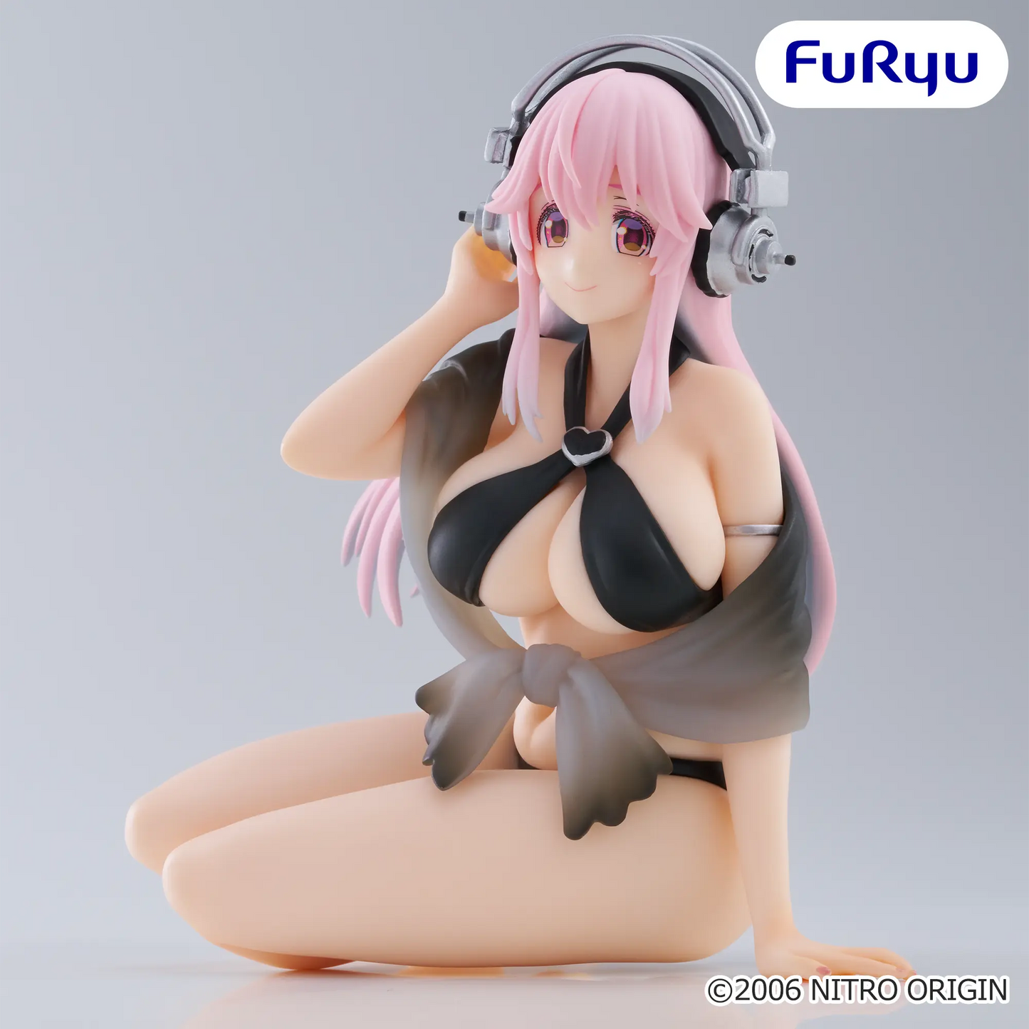 Figurine Super Sonico - Sonico Noodle Stopper Black Bikini Ver. - FuRyu Flo'Kaze