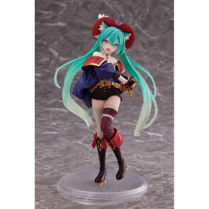 Figurine Vocaloid - Hatsune Miku Wonderland Puss In Boots - Taito Flo'Kaze