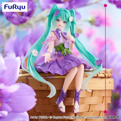 Figurine Vocaloid - Hatsune Miku Fairy Flower Cosmos Violet Ver. - FuRyu Flo'Kaze